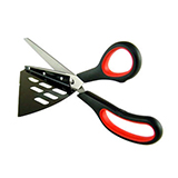 Pizza Scissors for Rubber Handle with Stainless Steel Bald and Tray
